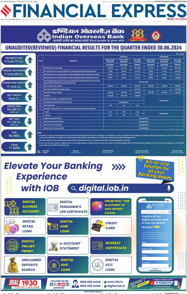 Financial Express Chennai