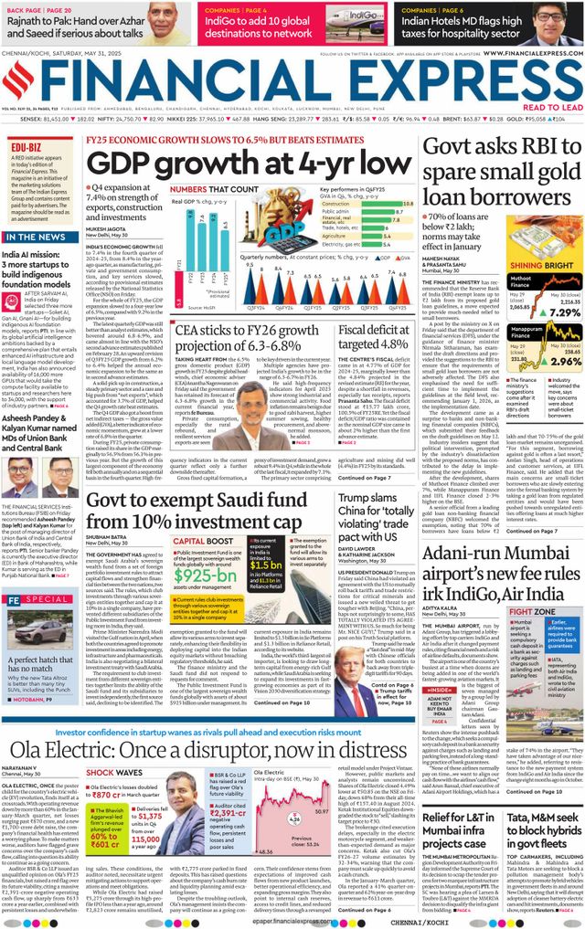 Financial Express Chennai