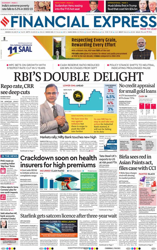 Financial Express Chennai