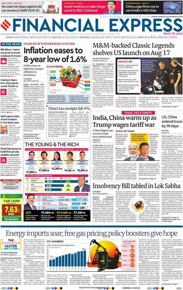 Financial Express Chennai