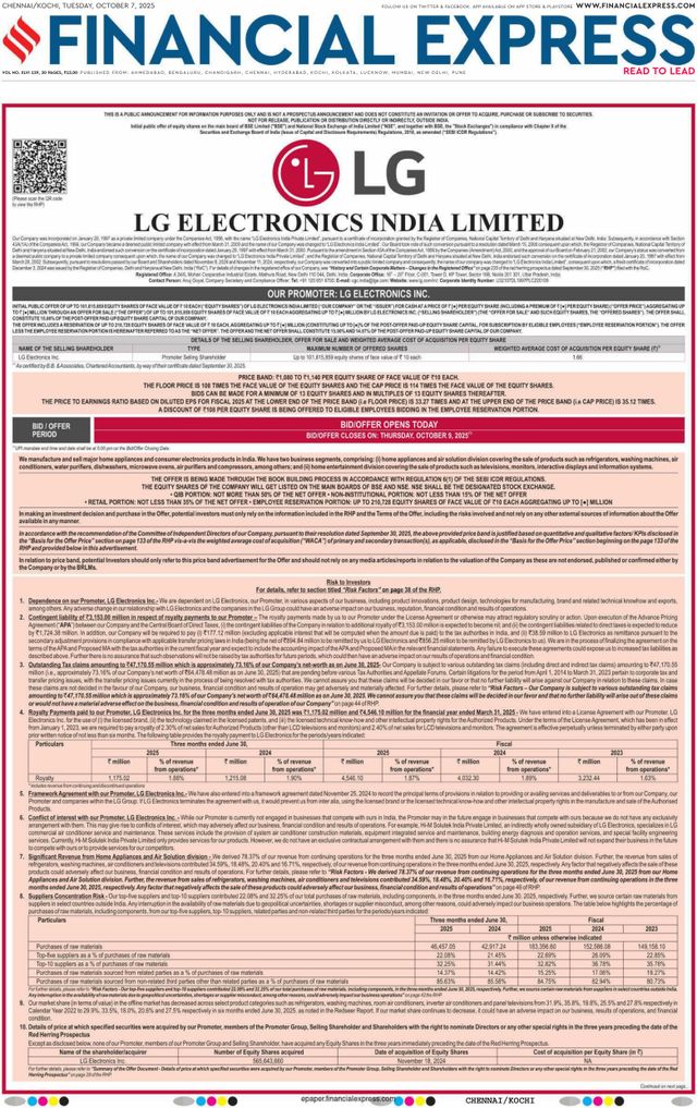 Financial Express Chennai