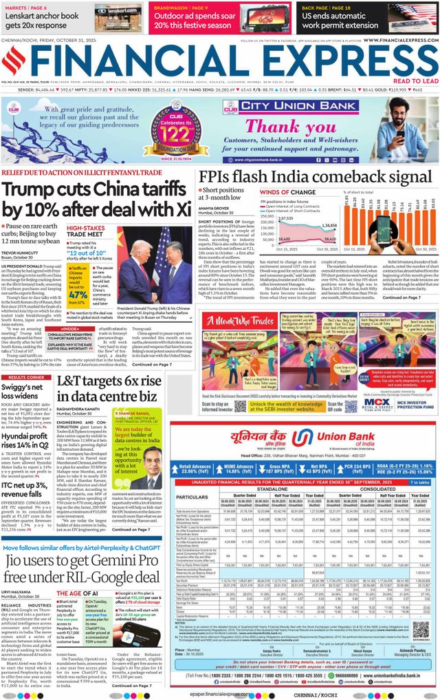 Financial Express Chennai
