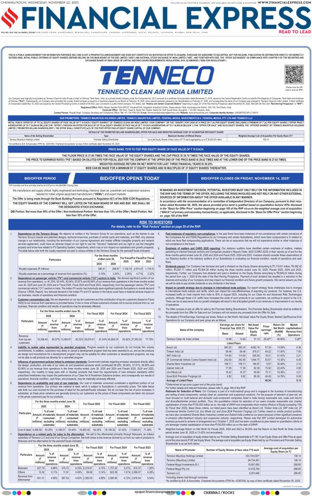 Financial Express Chennai