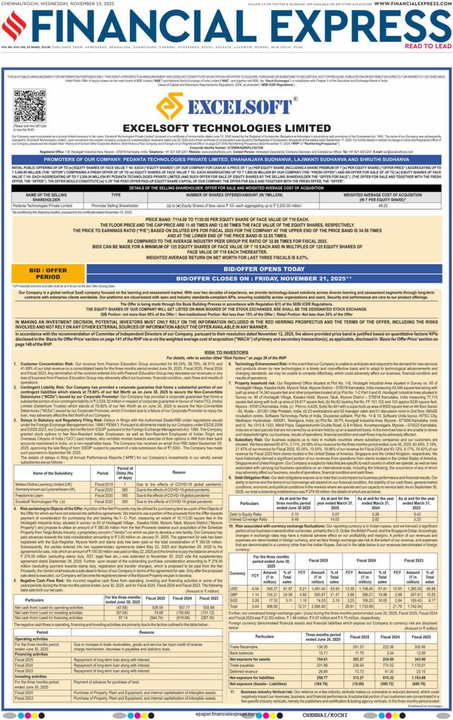 Financial Express Chennai