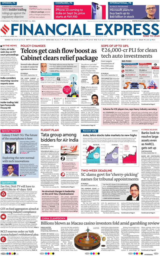 Financial Express Hyderabad