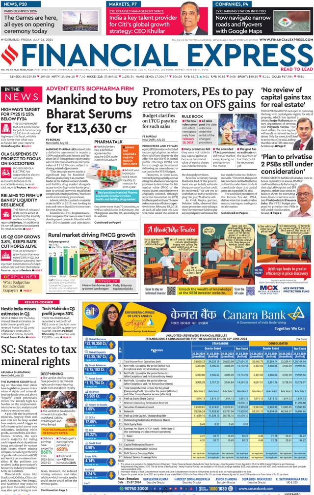 Financial Express Hyderabad