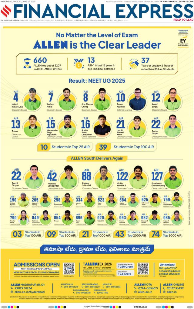 Financial Express Hyderabad