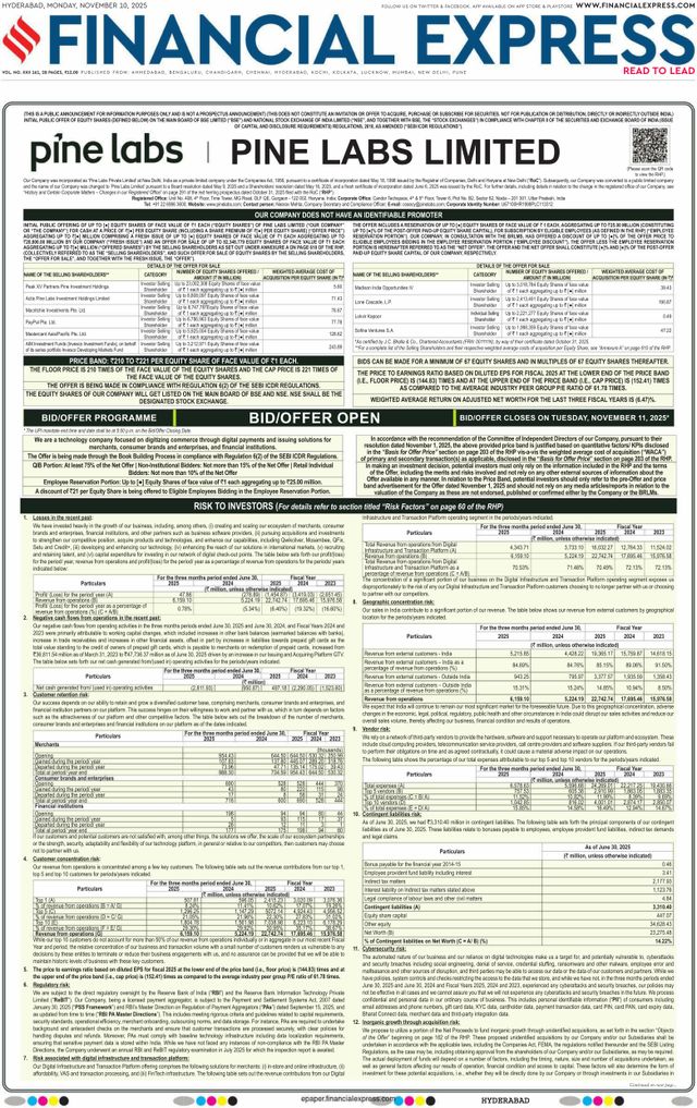 Financial Express Hyderabad