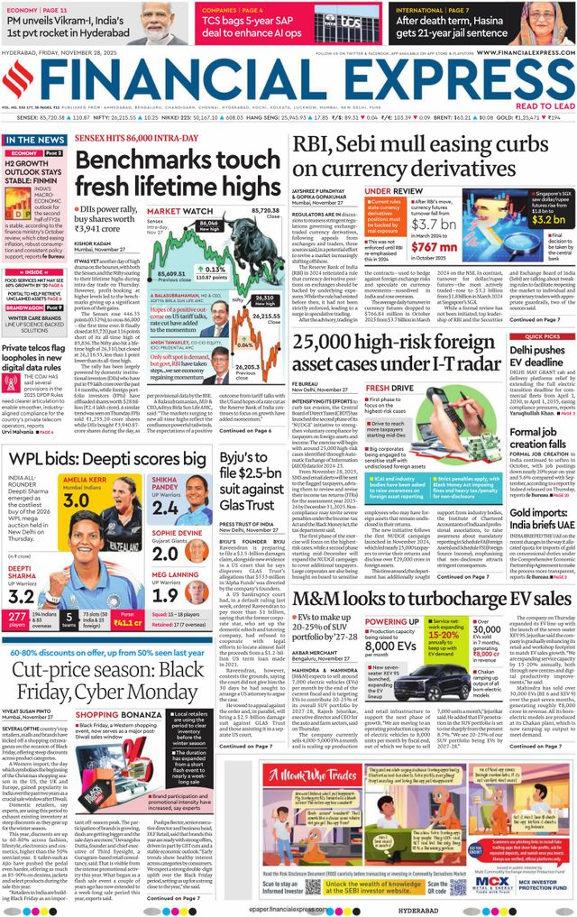 Financial Express Hyderabad