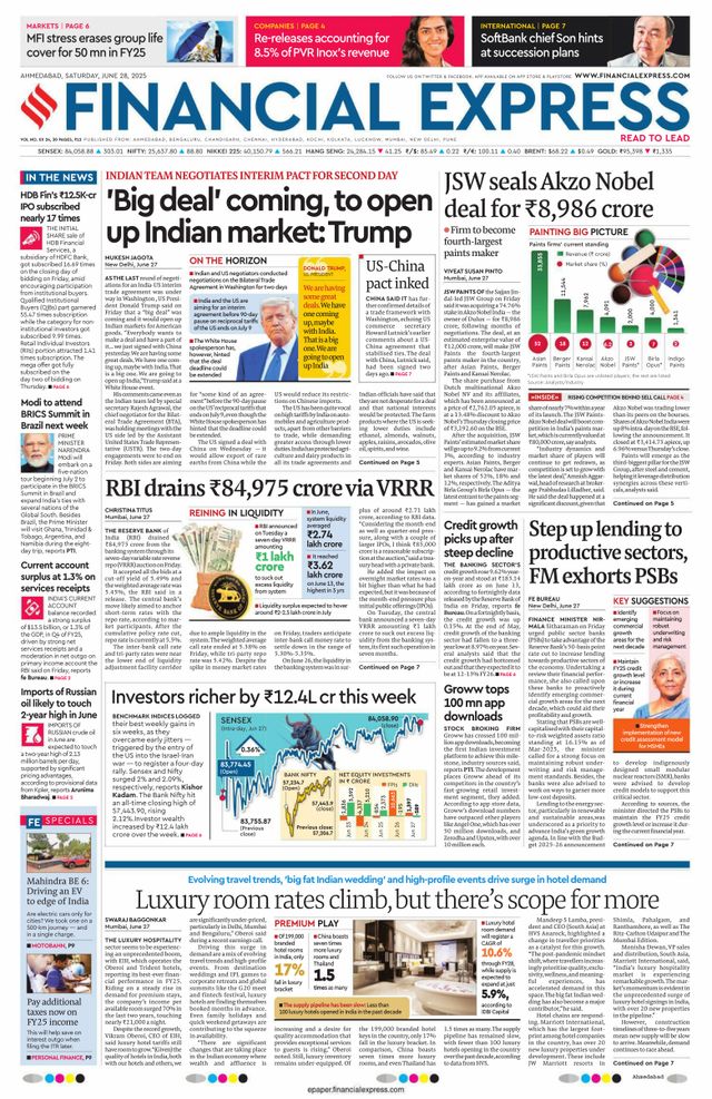 Financial Express Ahmedabad