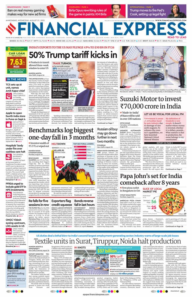 Financial Express Ahmedabad
