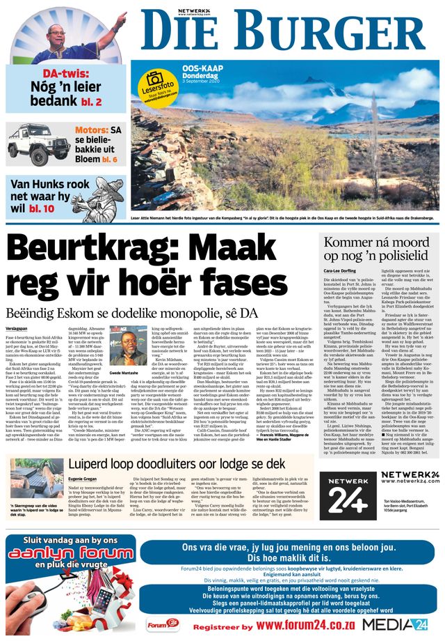 Die Burger Oos Kaap