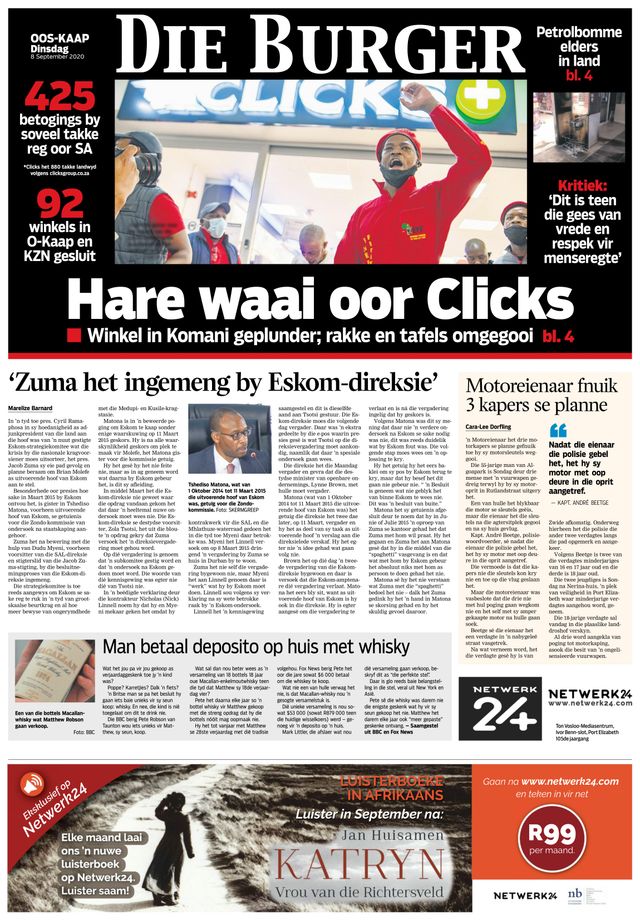 Die Burger Oos Kaap