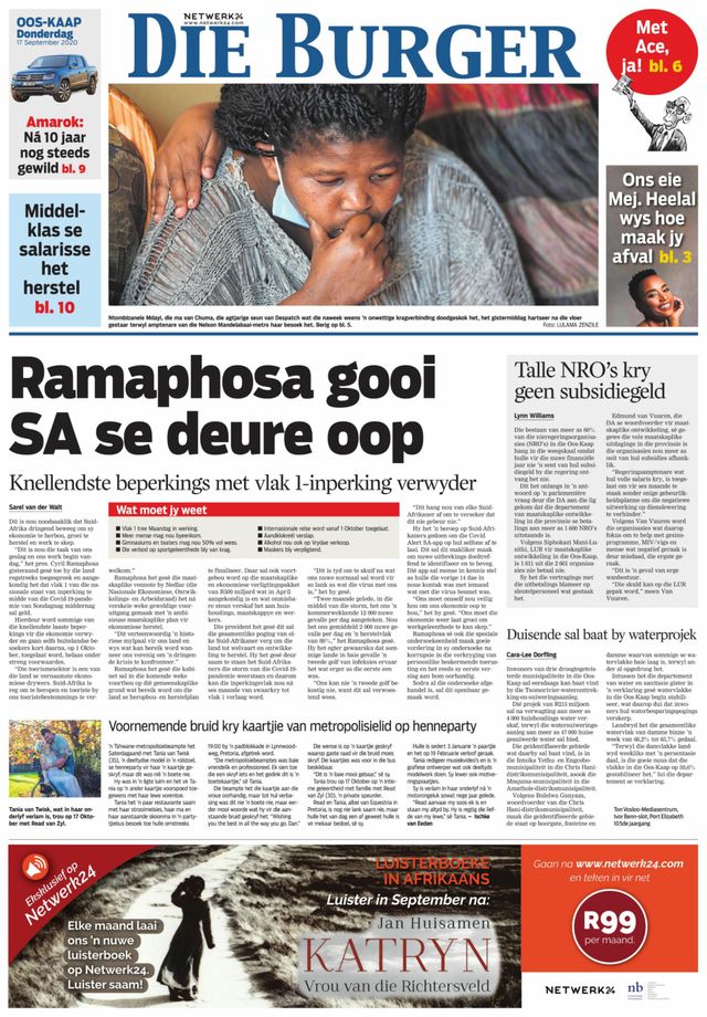 Die Burger Oos Kaap