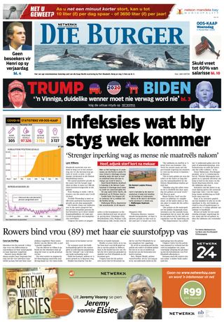 Die Burger Oos Kaap - November 04, 2020 Die Burger Oos Kaap Cover - November 04, 2020 Edition
