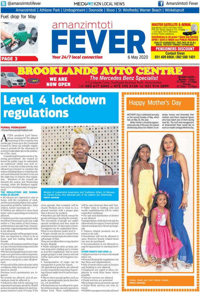 Amanzimtoti Fever