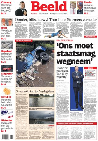 Beeld - November 04, 2020 Beeld Cover - November 04, 2020 Edition