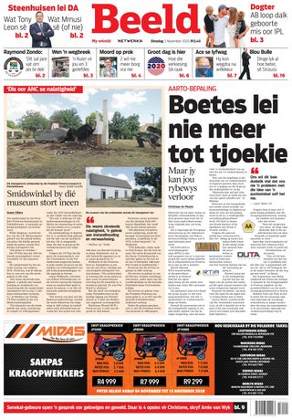 Beeld - November 04, 2020 Beeld Cover - November 04, 2020 Edition