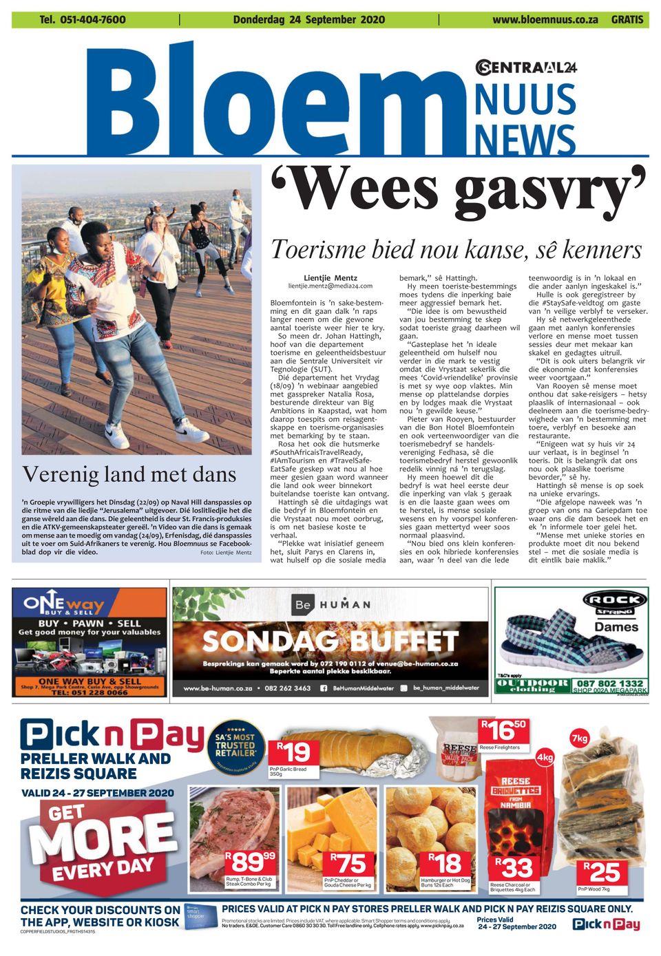 Bloem Newsnuus September 24 2020 Newspaper Get Your Digital