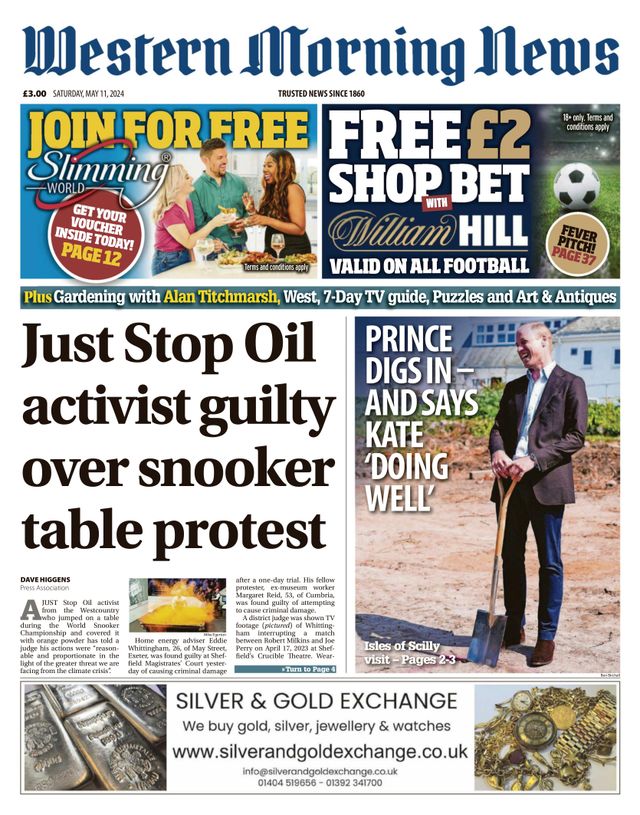 Western Morning News (Saturday)
