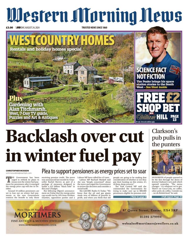 Western Morning News (Saturday)