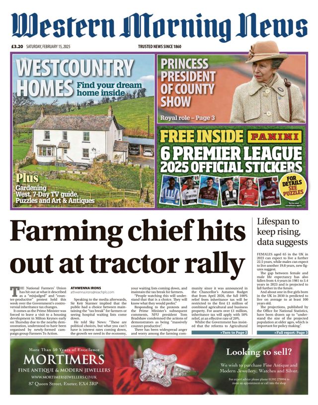 Western Morning News (Saturday)