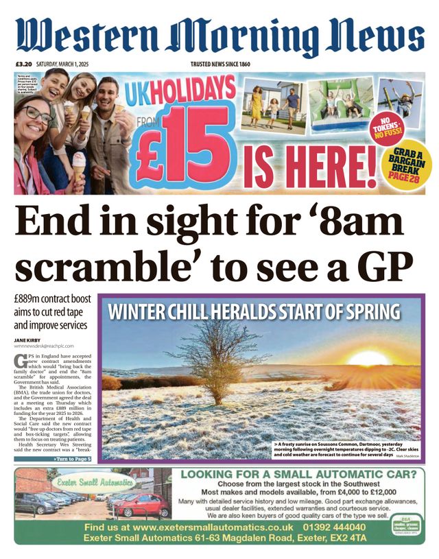 Western Morning News (Saturday)