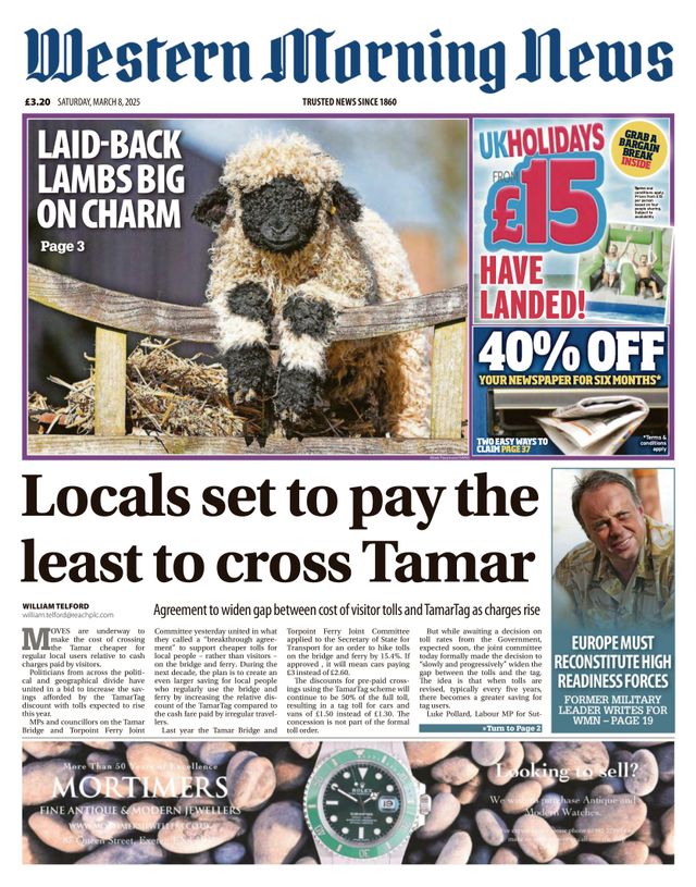 Western Morning News (Saturday)