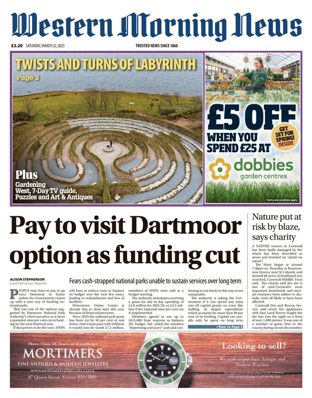 Western Morning News (Saturday)