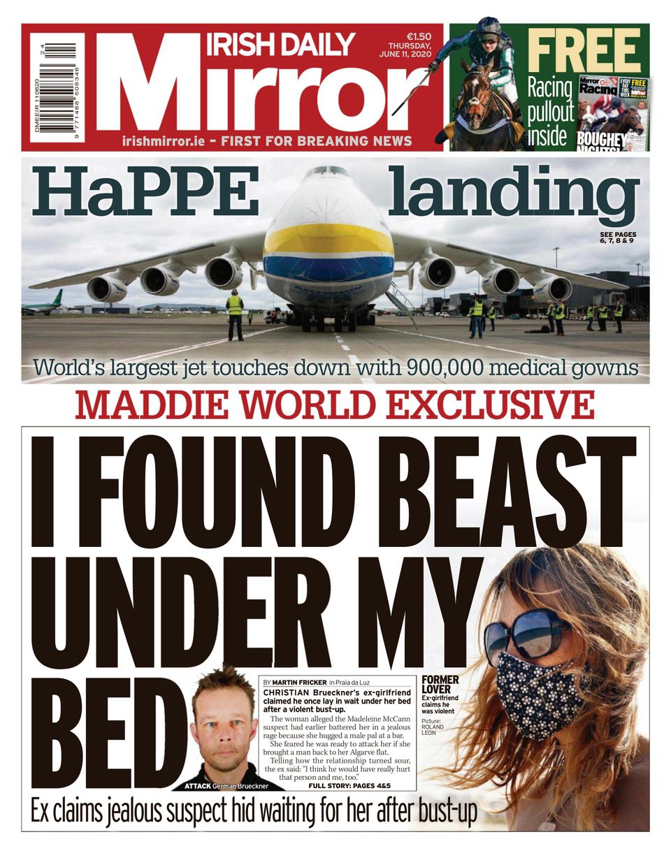 Irish Daily MirrorJune 11, 2020 Newspaper Get your Digital Subscription