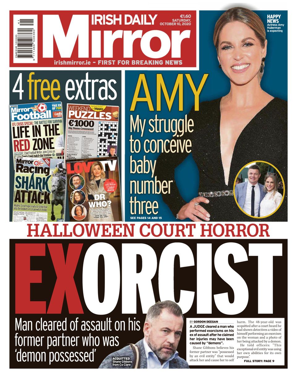 Irish Daily MirrorOctober 10, 2020 Newspaper Get your Digital Subscription