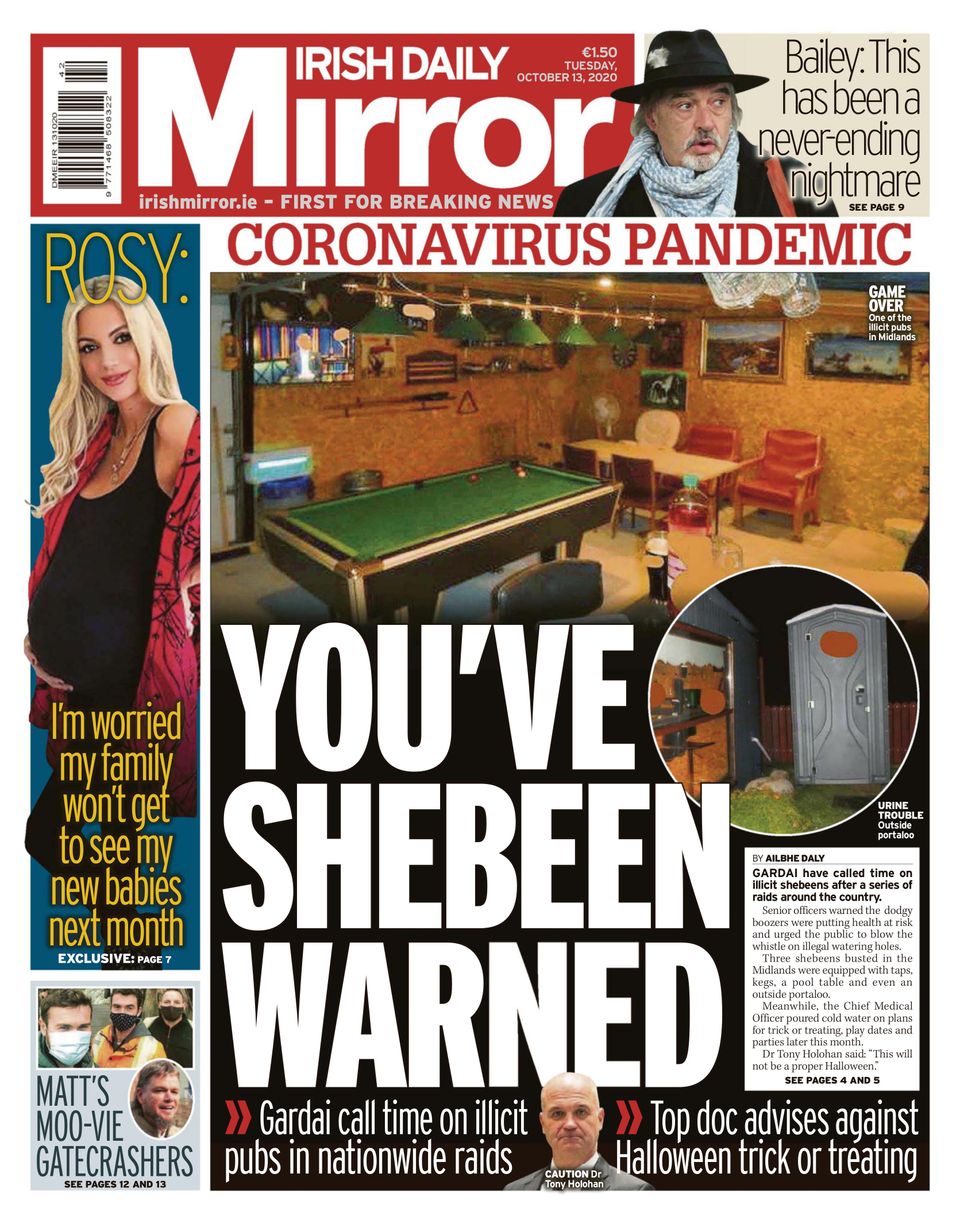 Irish Daily MirrorOctober 13, 2020 Newspaper Get your Digital Subscription