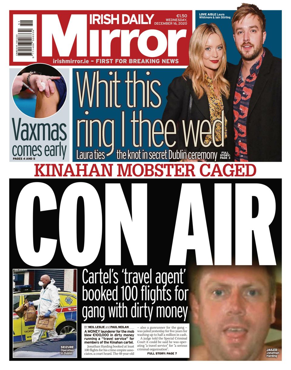 Irish Daily MirrorDecember 16, 2020 Newspaper