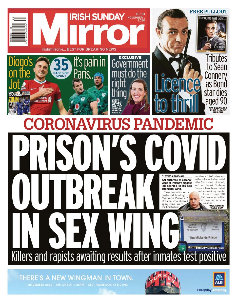 Irish Sunday MirrorNovember 01, 2020 Newspaper