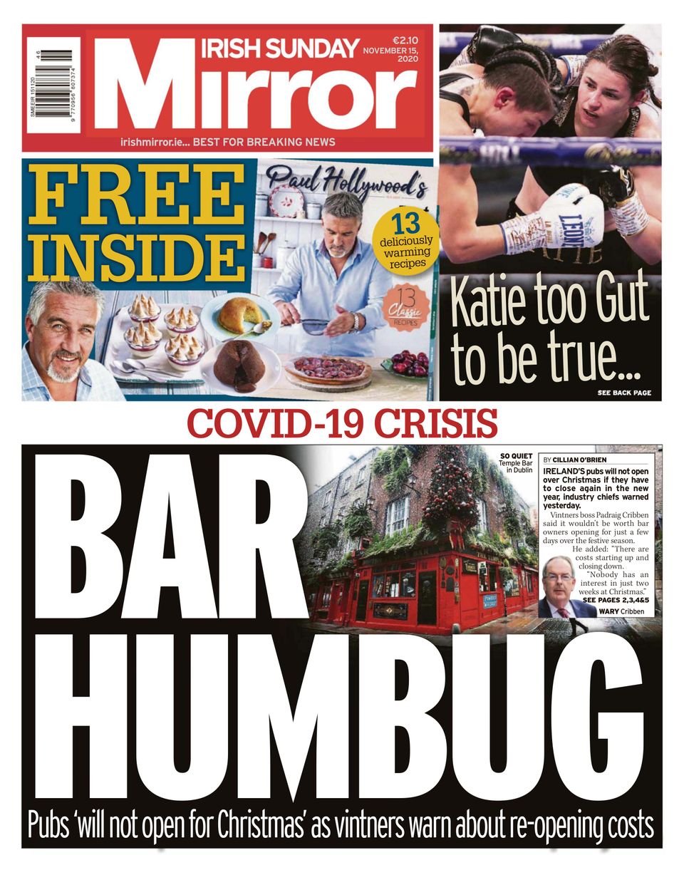 Irish Sunday MirrorNovember 15, 2020 Newspaper