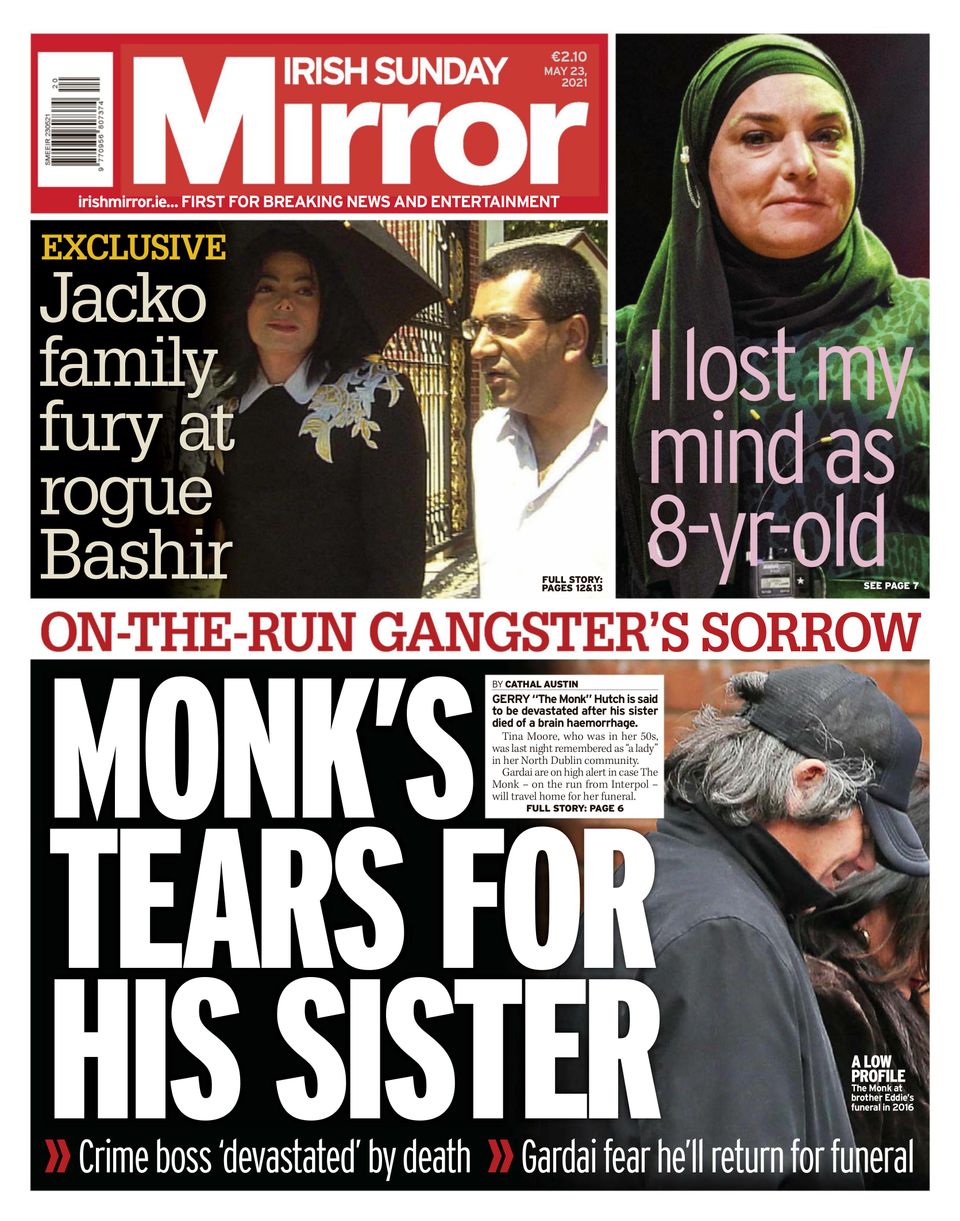 Irish Sunday MirrorMay 23, 2021 Newspaper Get your Digital Subscription