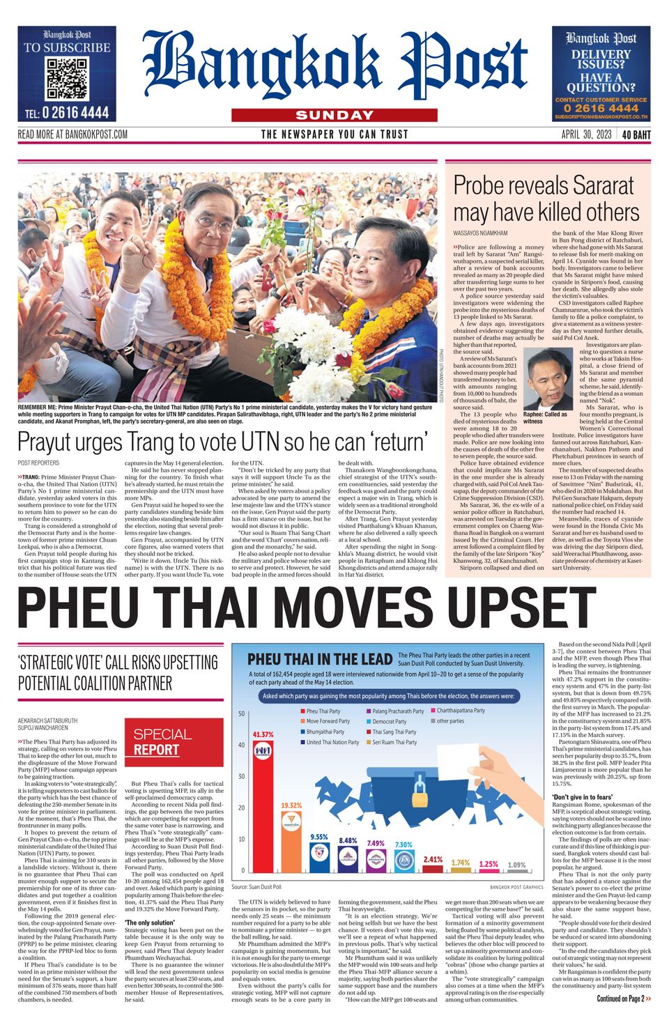Get digital access to Bangkok Post - April 30, 2023 issue | Magzter.com