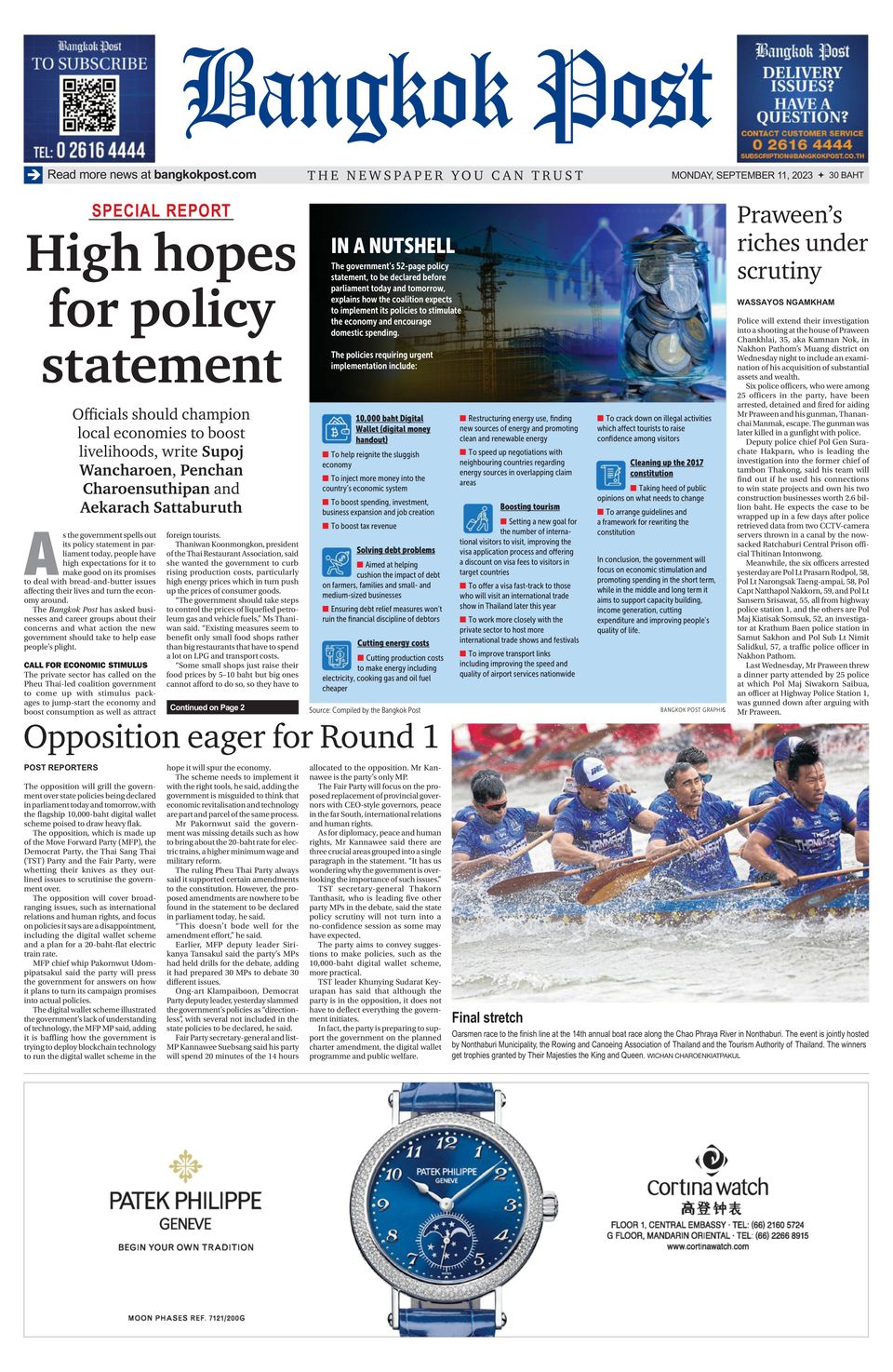 Get digital access to Bangkok Post - September 11, 2023 issue | Magzter.com