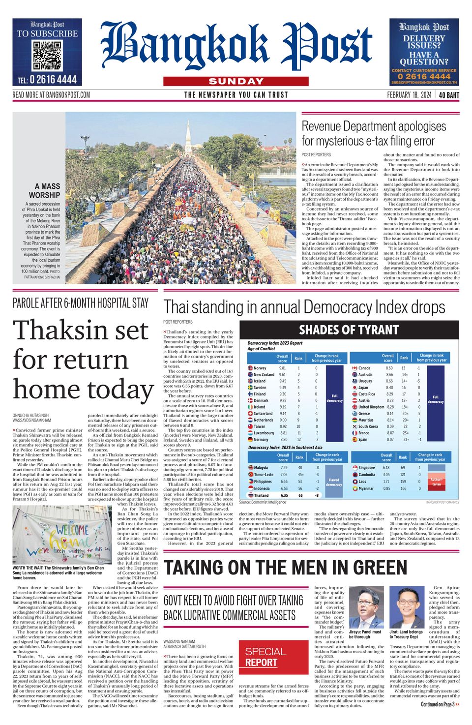 Get digital access to Bangkok Post - February 18, 2024 issue | Magzter.com