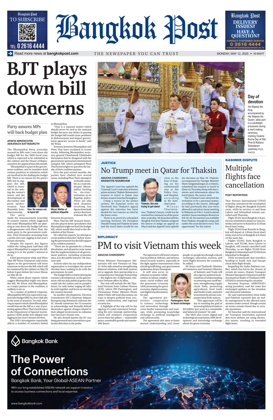 Get digital access to Bangkok Post - May 12, 2025 issue | Magzter.com