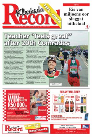 Klerksdorp Record - June 13, 2025 Klerksdorp Record Cover - June 13, 2025 Edition