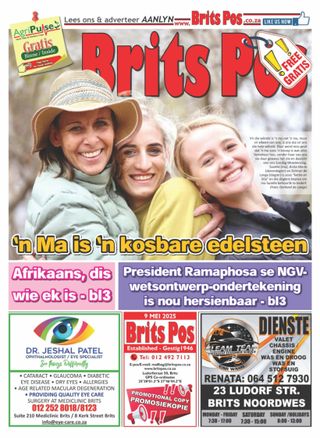 Brits Pos - May 09, 2025 Brits Pos Cover - May 09, 2025 Edition