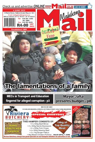 Mafikeng Mail  Cover - June 06, 2025 Edition