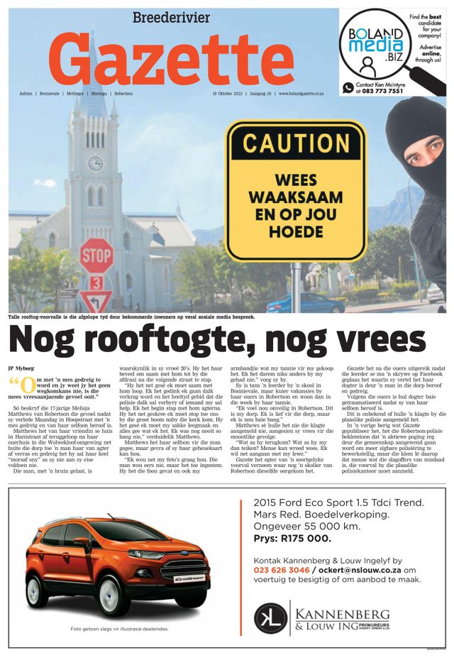 Gazette Breederivier
