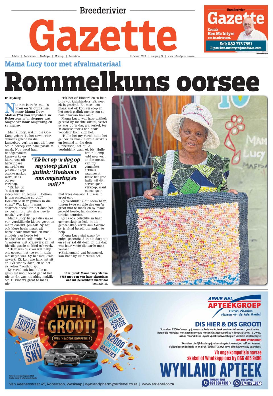 Gazette BreederivierMarch 21, 2023 Newspaper Get your Digital