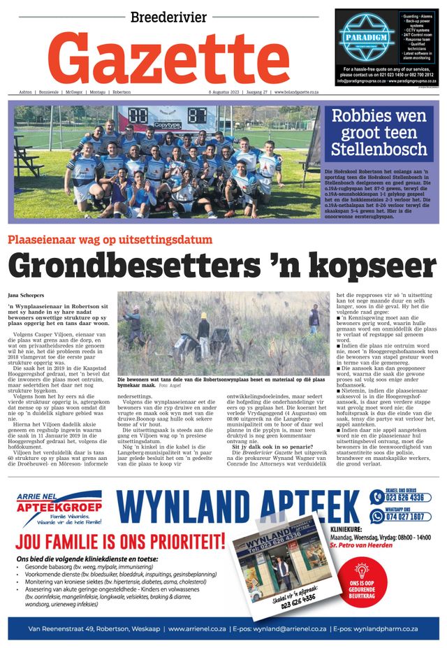 Gazette Breederivier