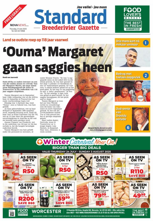 Gazette Breederivier