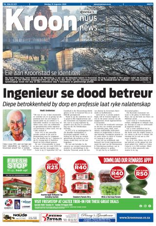 Kroonnuus  Cover - August 25, 2020 Edition