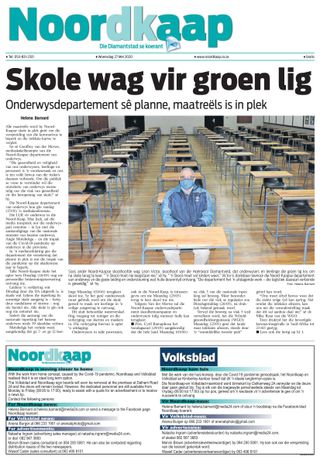 Noordkaap - August 26, 2020 Noordkaap Cover - August 26, 2020 Edition