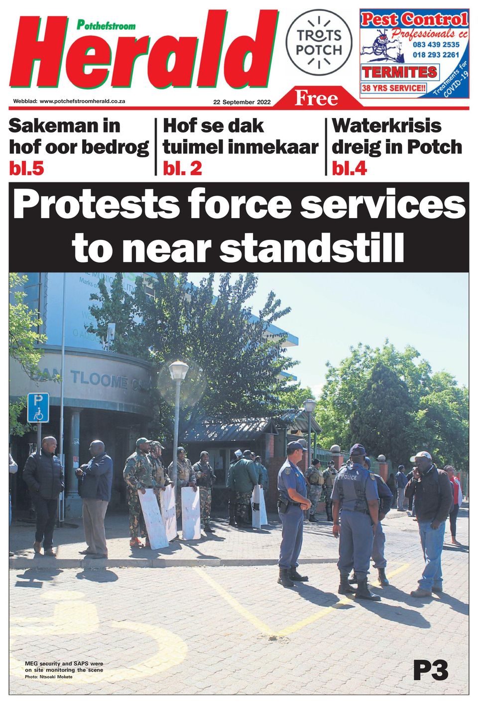 Get digital access to Potchefstroom Herald September 22, 2022 issue